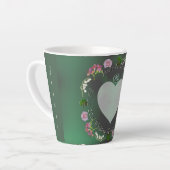 第22フローラ結婚記念日マグカップ カフェラテマグ (左アングル)