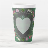 第22フローラ結婚記念日マグカップ カフェラテマグ (正面)