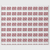 第22誕生日包装紙 ラッピングペーパー (フラット)