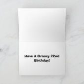 第22誕生日 カード (内部)