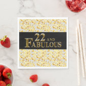 第22誕生日 スタンダードランチョンナプキン (インサイチュ)