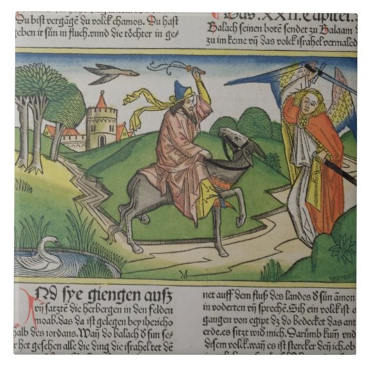 第22 「Nからの20-35 Balaamの話すろば、 タイル (正面)