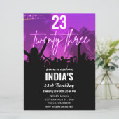 第23回バースデーパーティーピンクネオン 招待状 (スタンド正面)