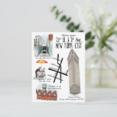 第23回・第5回AVEニューヨークシティハガキの情景 ポストカード (スタンド正面)