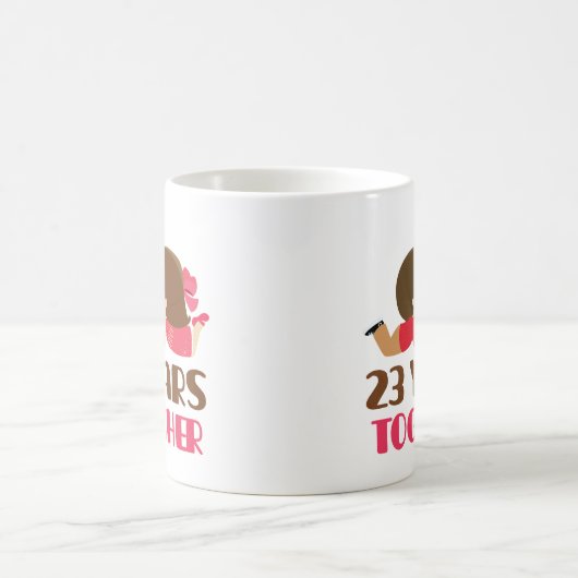 第23彼女のための記念日のギフト コーヒーマグカップ (中央)
