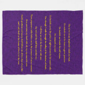 第23期PSALM フリースブランケット (正面(横))