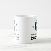 第23結婚記念日の蝶のためのギフト コーヒーマグカップ (中央)