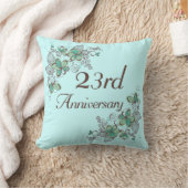 第23記念日のギフトの装飾用クッション クッション (ブランケット)