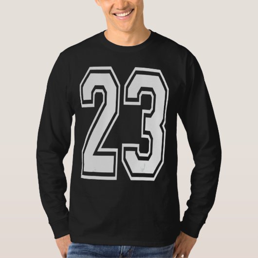 第23誕生日学院番号 Tシャツ (正面)