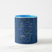 第23賛美歌の流れる水 マグカップ (中央)