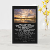 第23賛美歌の祈りの言葉 カード (黄色い花)