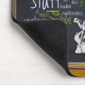 第23賛美歌の黒板1 マウスパッド (コーナー)