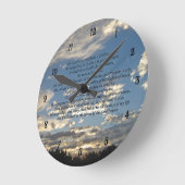 第23賛美歌 ラウンド壁時計 (傾斜)