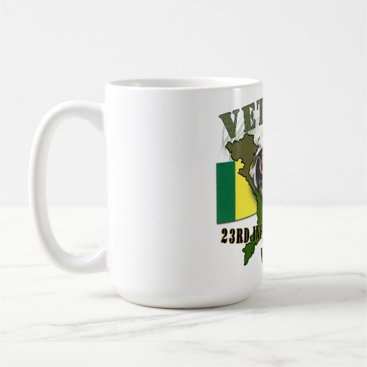 第23 Inf Div (Americal) -ベトナム(CIB無し) コーヒーマグカップ (左)