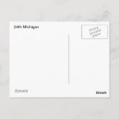 第24ミシガン ポストカード (裏面)