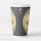 第24回オパールの結婚アニバーサリータオル カフェラテマグ (正面)