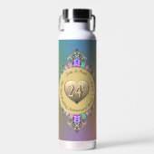 第24回オ結婚パール記念日 ウォーターボトル (正面)