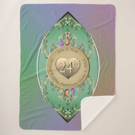 第24回オ結婚パール記念日 シェルパブランケット