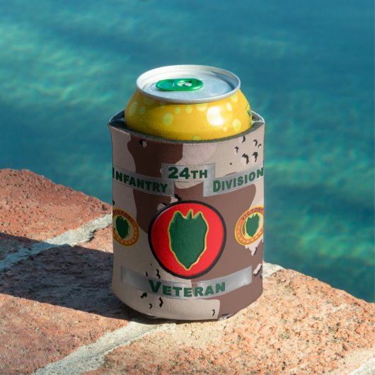 第24歩兵師団砂嵐退役軍人 缶クーラー (インサイチュ プール)
