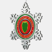 第24歩兵師団 スノーフレークピューターオーナメント (右)