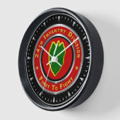 第24歩兵師団 壁時計 (傾斜)