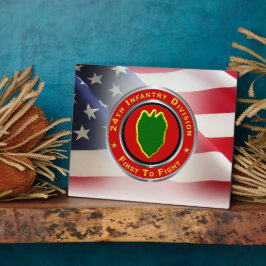 第24歩兵師団「最初に戦う」 フォトプラーク