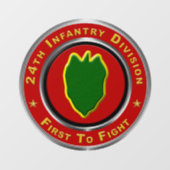 第24歩兵師団(機械化) ウィンドウサイン (シート)