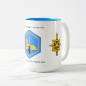 第24軍隊情報大隊66MI BDE ツートーンマグカップ (正面右)