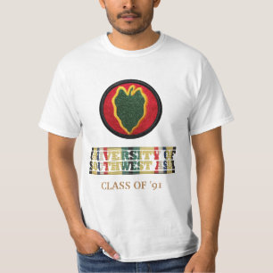第24 Inf. Div. アジアの南西ワイシャツの大学 Tシャツ