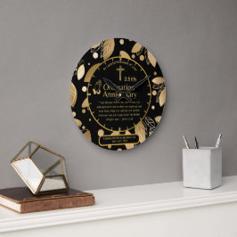 第25代牧師の司祭の記念贈与調整ANY ラージ壁時計