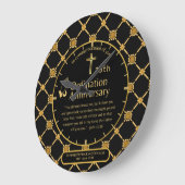 第25代牧師の司祭の記念贈与調整ANY ラージ壁時計 (傾斜)