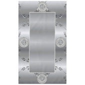 第25回シルバーの結婚記念日テーブルクロス テーブルクロス (正面)