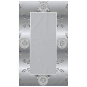 第25回シルバーの結婚記念日テーブルクロス テーブルクロス (正面)