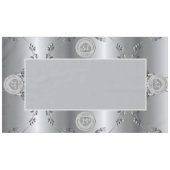 第25回シルバーの結婚記念日テーブルクロス テーブルクロス (正面(横))