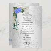 第25回シルバーの記念日への招待 招待状 (正面/裏面)