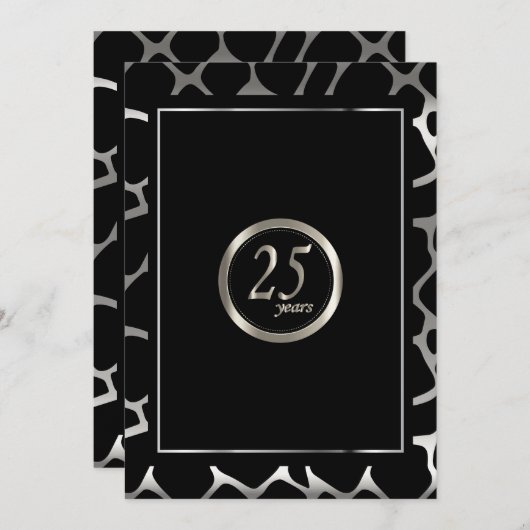 第25回シルバーアニバーサリーデザイン – キリンデザイン 招待状 (正面/裏面)