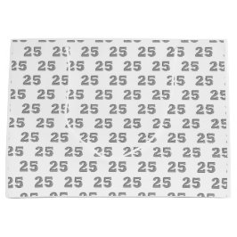 第25回シルバーアニバーサリー誕生日抱き枕 ラージペーパーバッグ