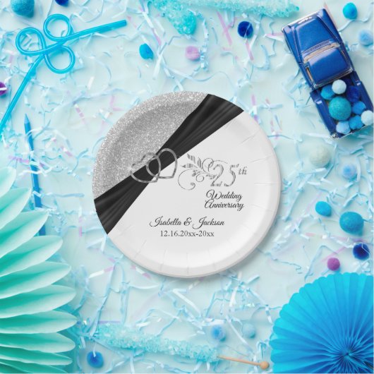 第25回シルバーグリッター記念日 ペーパープレート (パーティー)