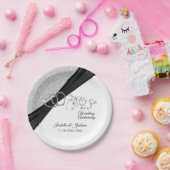 第25回シルバーグリッター記念日 ペーパープレート (パーティー)