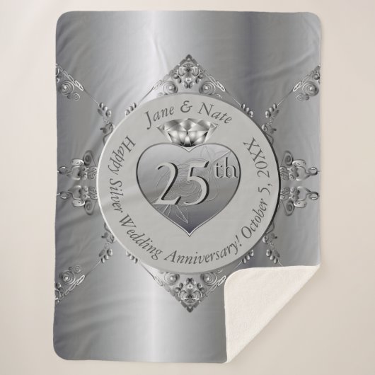 第25回シルバーズ結婚アニバーシャーパブランケット シェルパブランケット (正面)