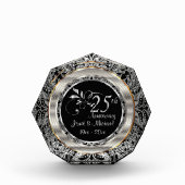 第25回シルバーペイズリー結婚の記念日 フォトブロック (正面)