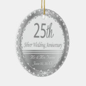 第25回シルバー結婚ズ記念デザイン セラミックオーナメント (右)