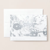 第25回シルバー結婚ズ記念招待状 箔カード (裏面封筒付き)