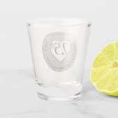 第25回シルバー結婚ズ記念日マグカップ ショットグラス (裏面)