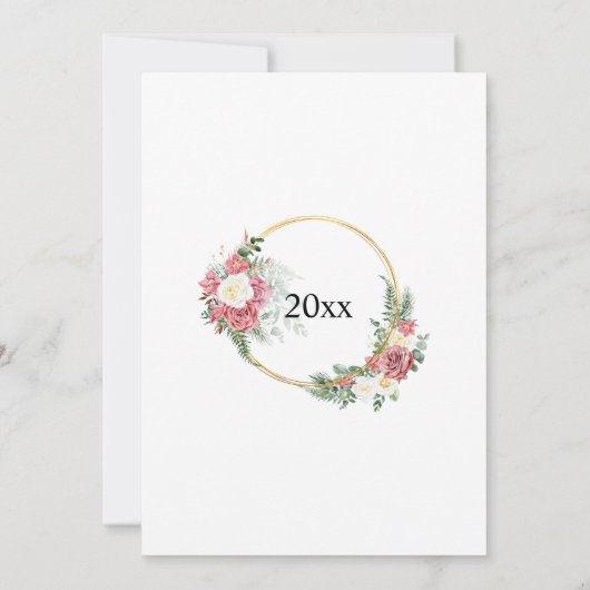 第25回シルバー結婚ズ記念日 セーブザデート (裏面)