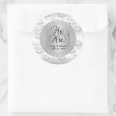 第25回シルバー結婚ズ記念日 ラウンドシール (バッグ)