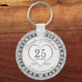 第25回シルバー記念キーチェーン キーホルダー (正面)