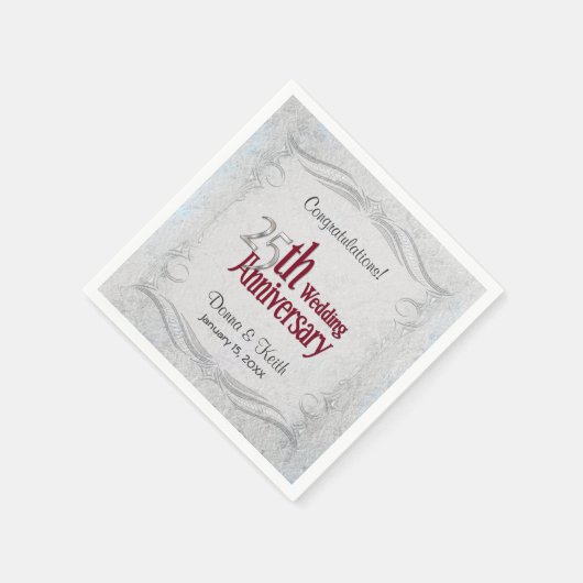 第25回シルバー・ブルゴーニュ記念カスタマイズ-  スタンダードカクテルナプキン (角)