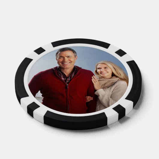 第25回シルバ結婚ー記念写真 ポーカーチップ (シングル)