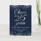 第25回シルバ結婚ー記念日応援 カード (正面)